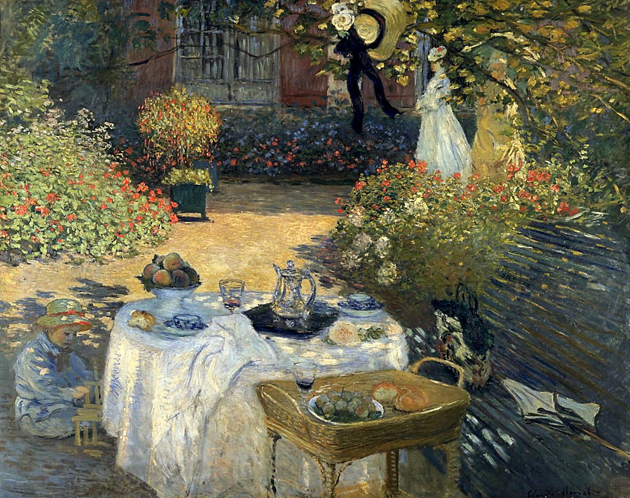 Клод Моне картина Завтрак 1873г